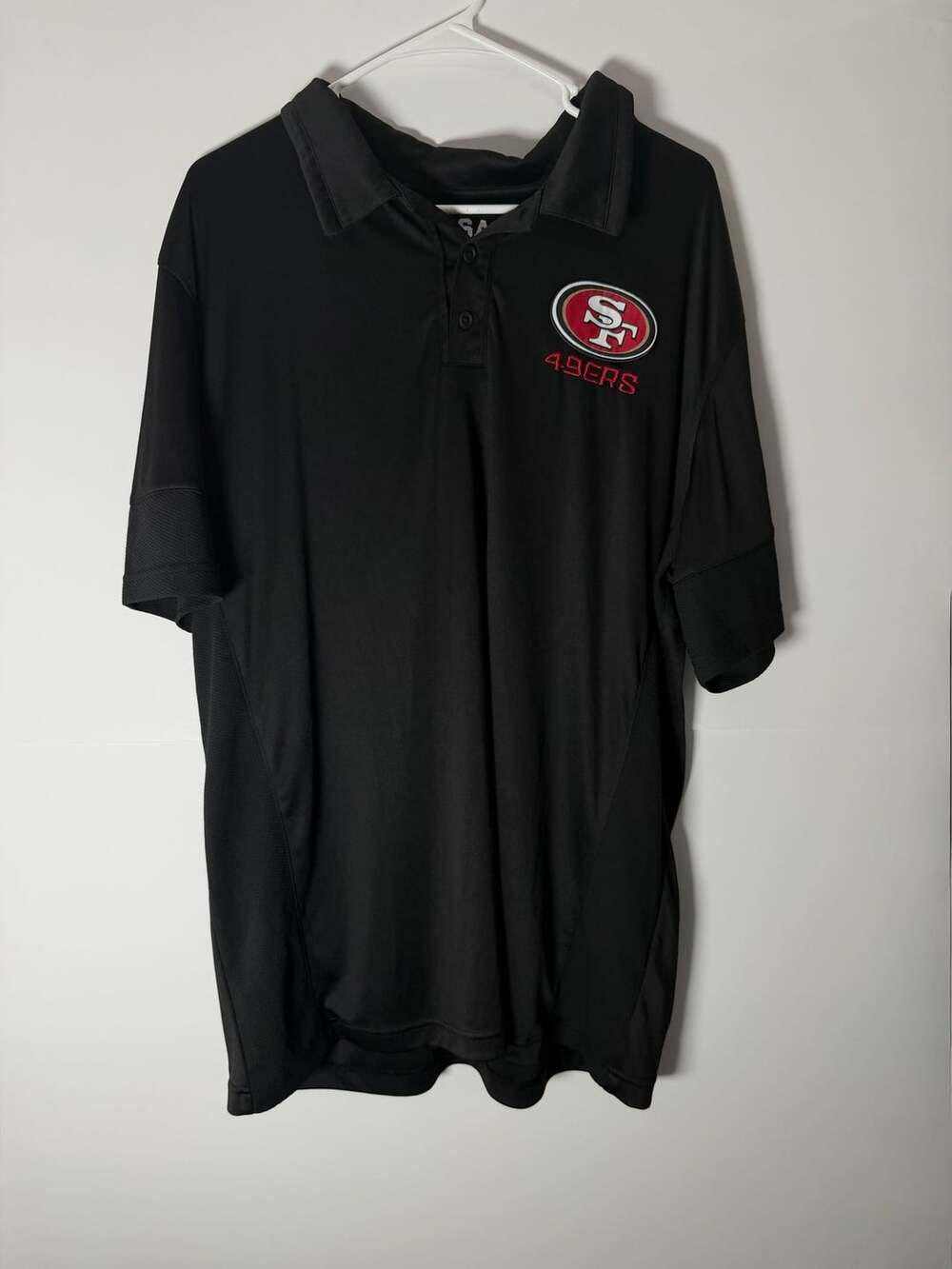CSA San Francisco 49ers Black Polo Shirt 2XL